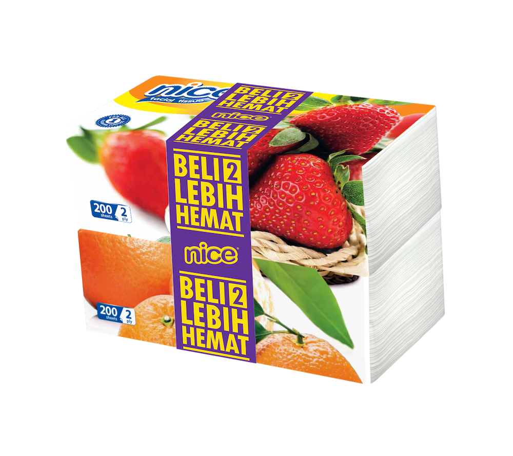 Nice Facial Soft Pack 200's (Buy 1 get 1 Free)